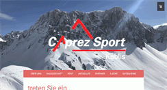 Desktop Screenshot of caprez-sport.ch